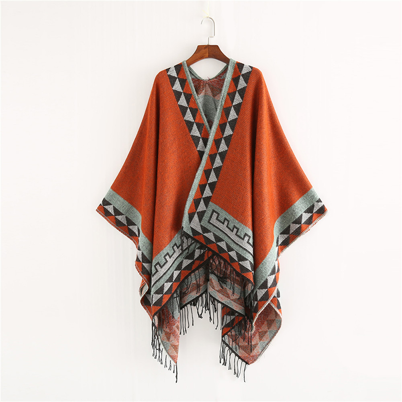 Winter Clothing Deals - Indian Style Fashion Geometric Tassel Pashmina