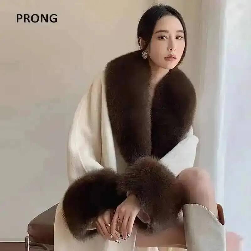Winter Clothing Deals - 100% Real Fox Fur Collar Winter