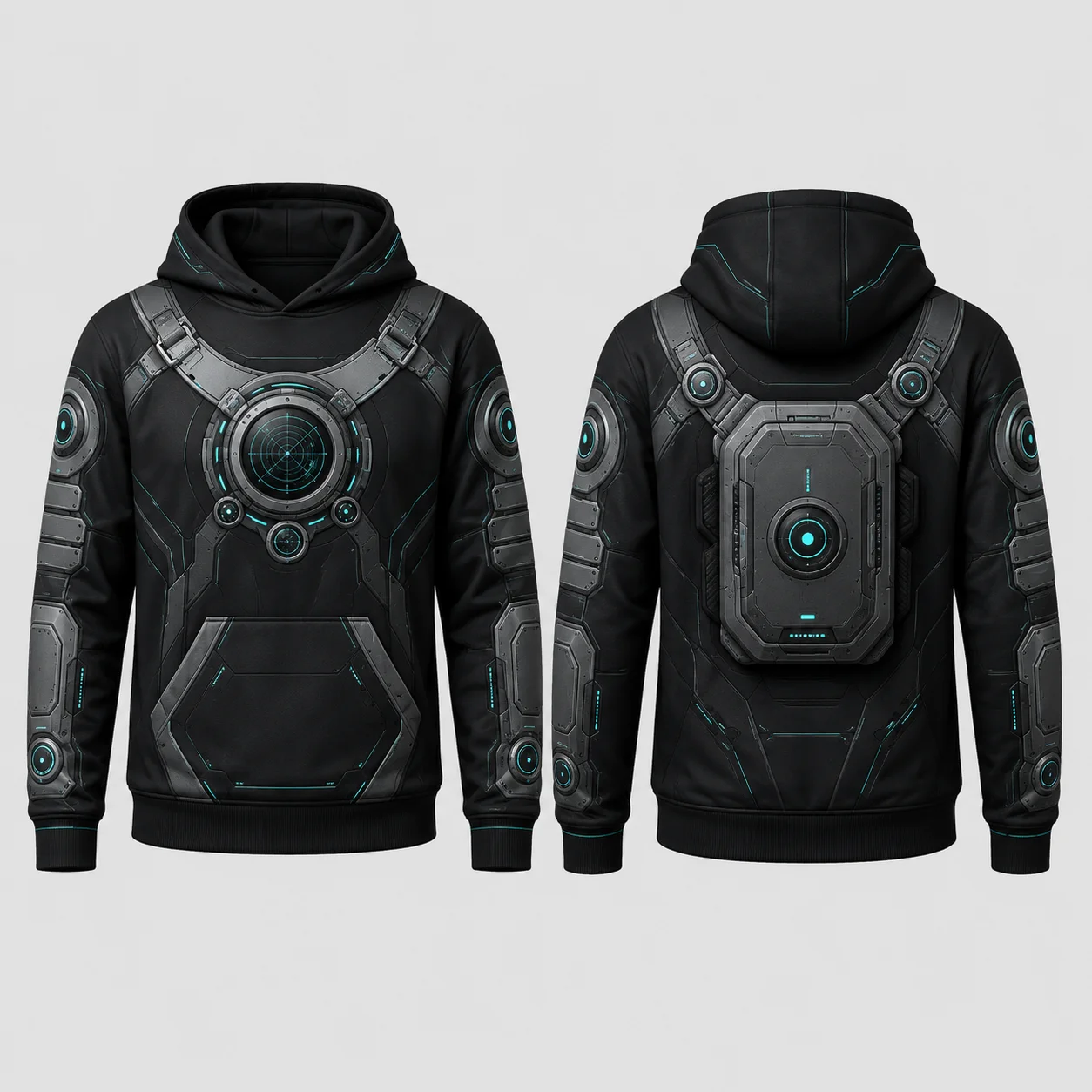 Men's Hooded Futuristic Cyber  - Winter Clothing Game 评论和价格