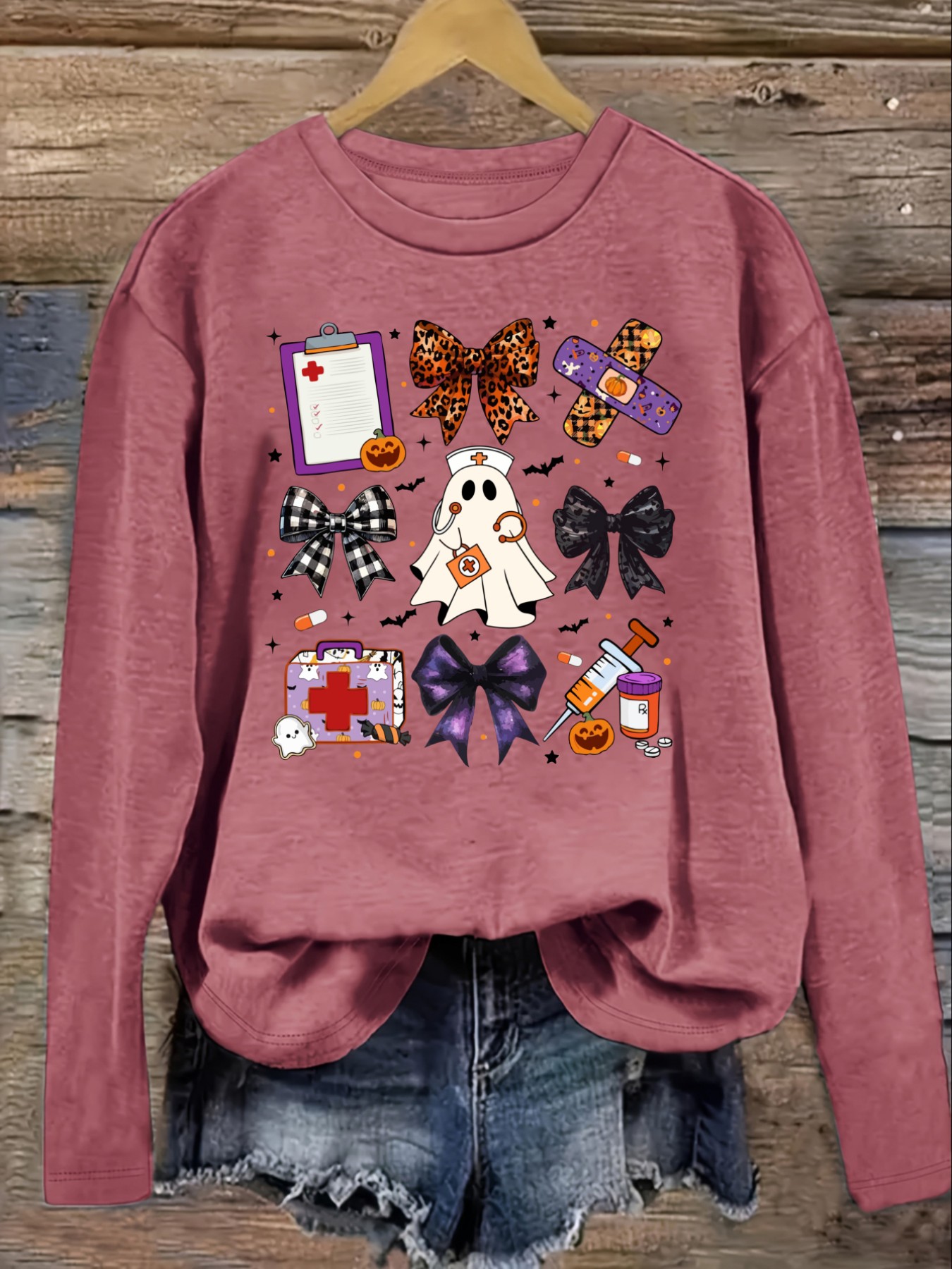 Women's Casual Long Sleeve Cre - Winter Clothing For 评论和价格