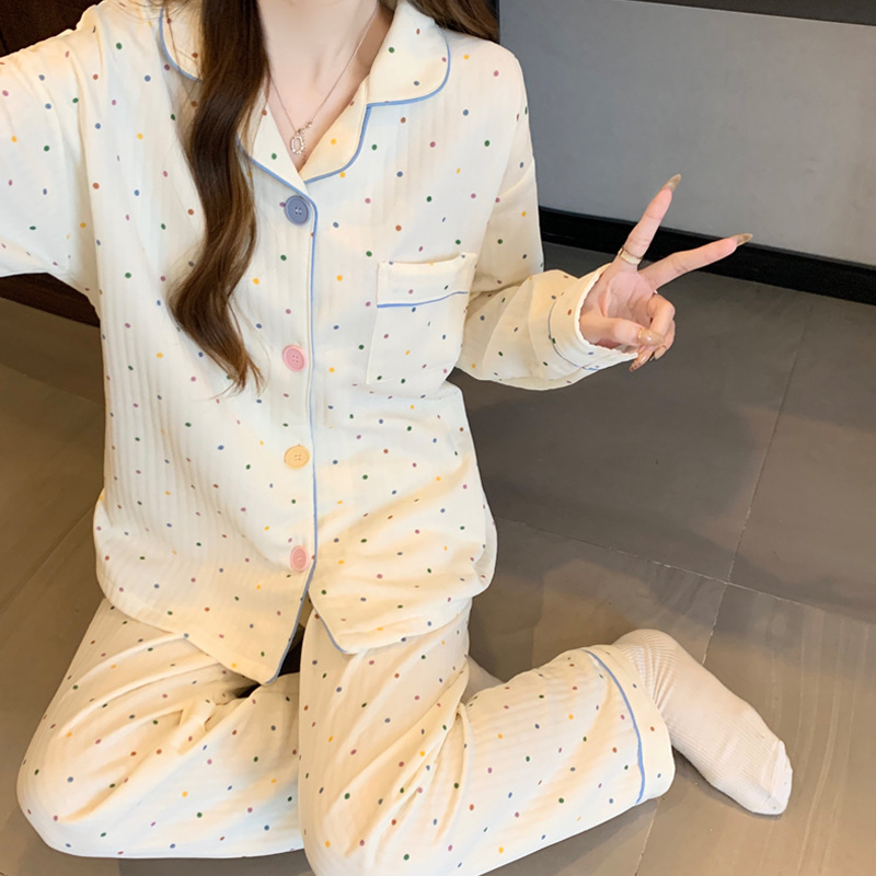Korean Style Ins Colorful Dot  - Winter Clothing Layers 评论和价格