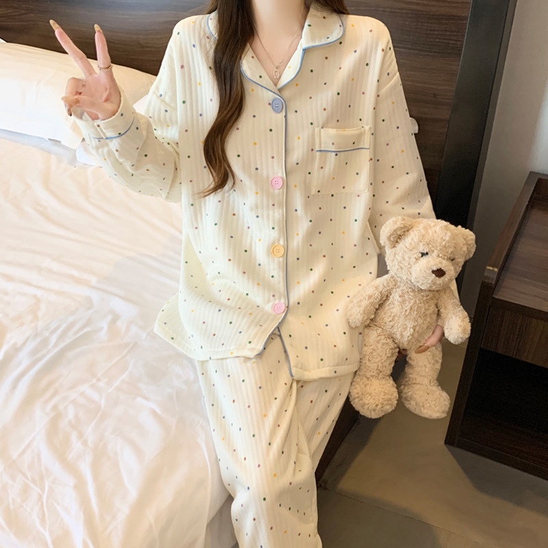 Korean Style Ins Colorful Dot  - Winter Clothing Layers 评论和价格