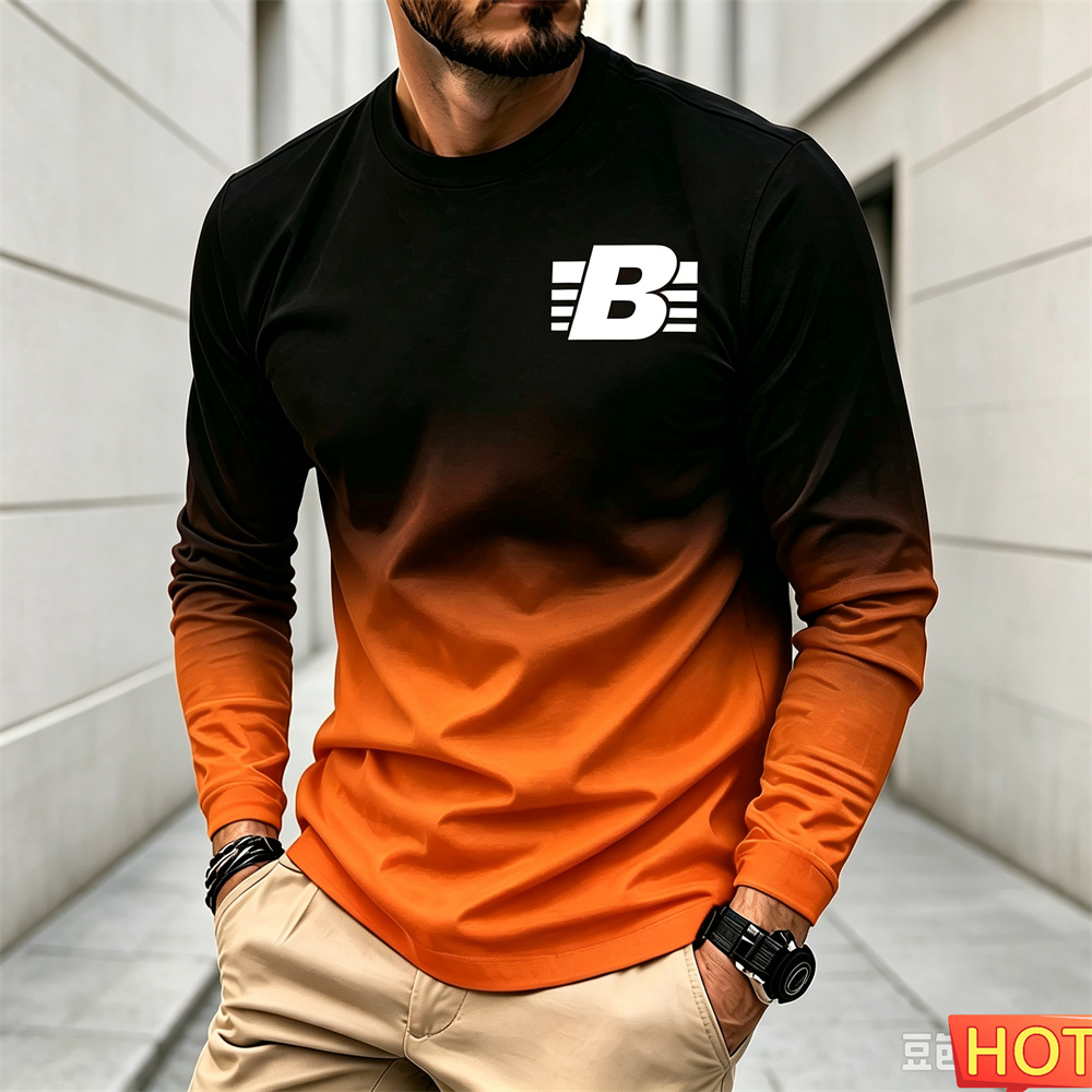 Men's Autumn Winter Gradient L - Winter Sun Clothing 评论和价格