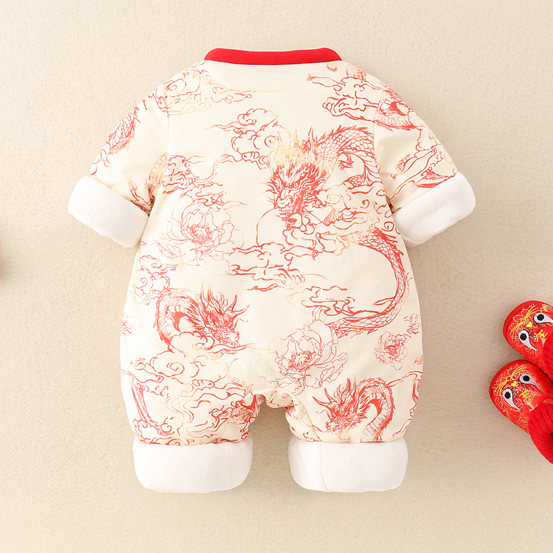 0-2 Years NewBorn Baby Thicken - Winter Clothing Drawing 评论和价格