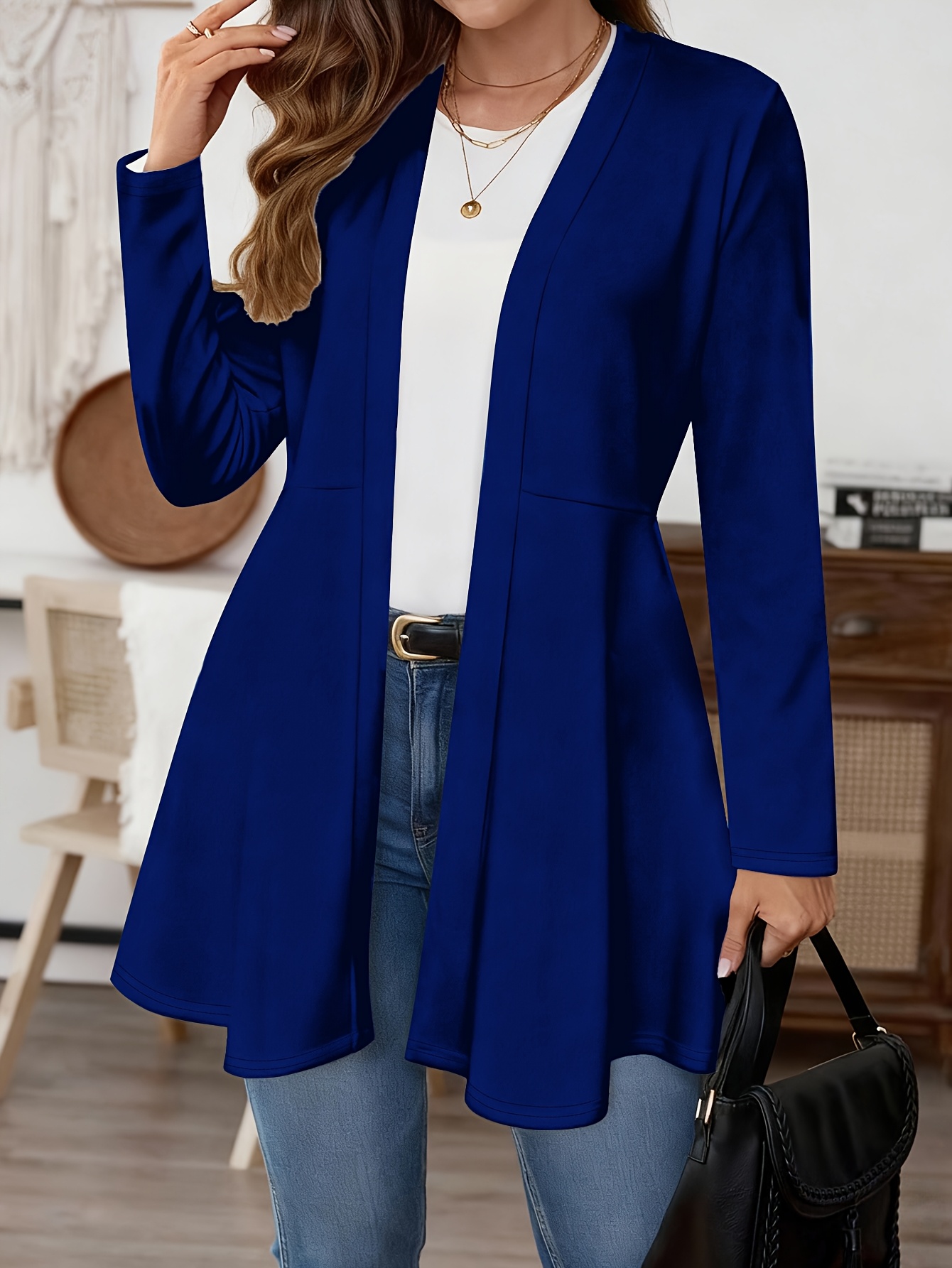 Plus Size Women Open Front Car - Winter Clothing Deals 评论和价格