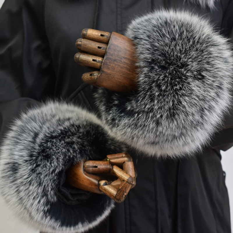 Fox Fur Cuffs For Women Whole  - Winter Clothing Deals 评论和价格