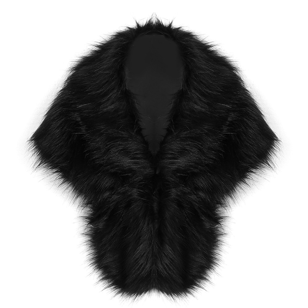 Solid Color Faux Fur Long Plus - Winter Clothing Deals 评论和价格