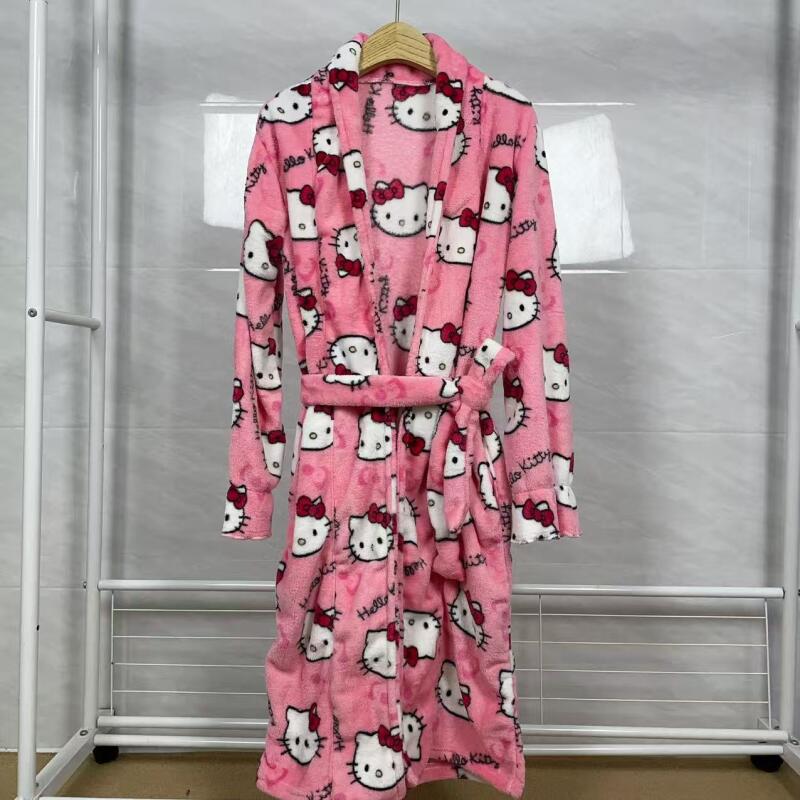 Nightgown Hello Kitty New Autu - Winter Clothing For 评论和价格