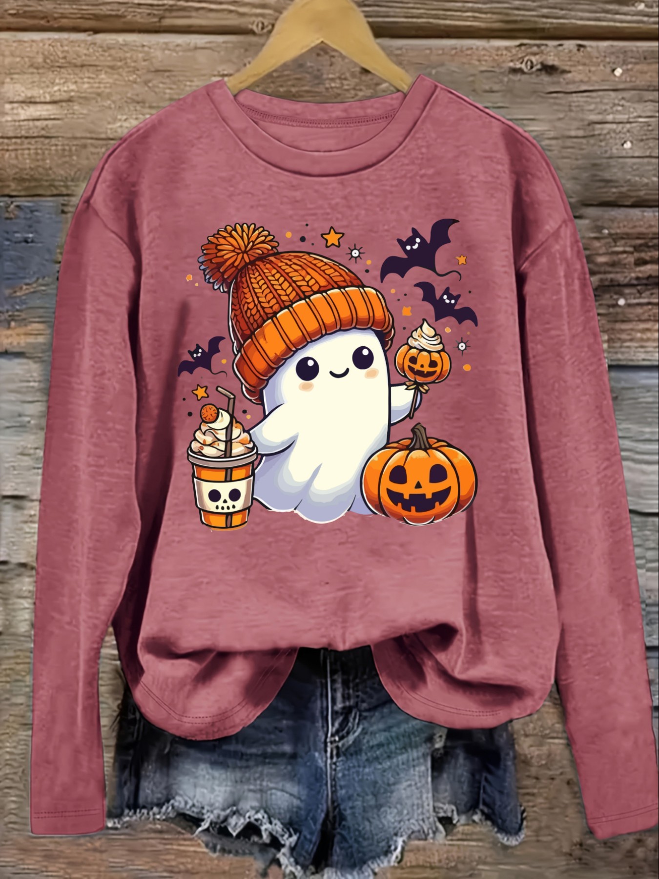 Women's Casual Long Sleeve Cre - Winter Clothing For 评论和价格