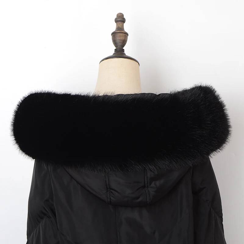 Winter Coat Fur Collar Faux Fu - Winter Clothing Deals 评论和价格