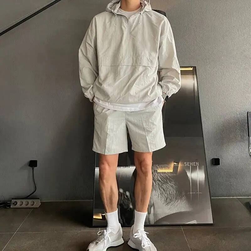 Tracksuit Men's Hooded Half Zi - Winter Sun Clothing 评论和价格