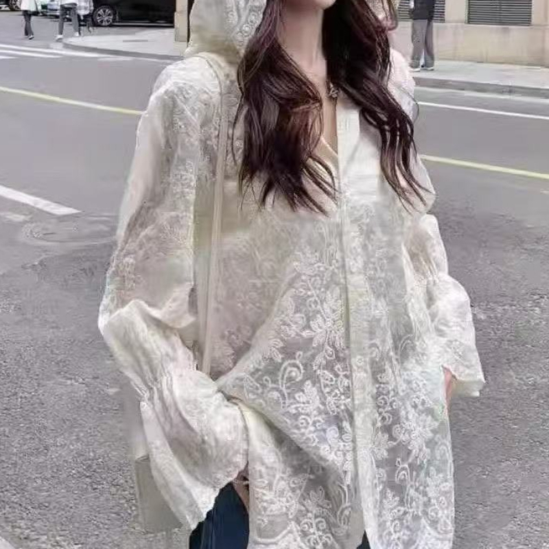 Sun Protection Lace Jacket Emp - Winter Sun Clothing 评论和价格