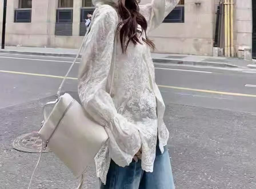 Sun Protection Lace Jacket Emp - Winter Sun Clothing 评论和价格