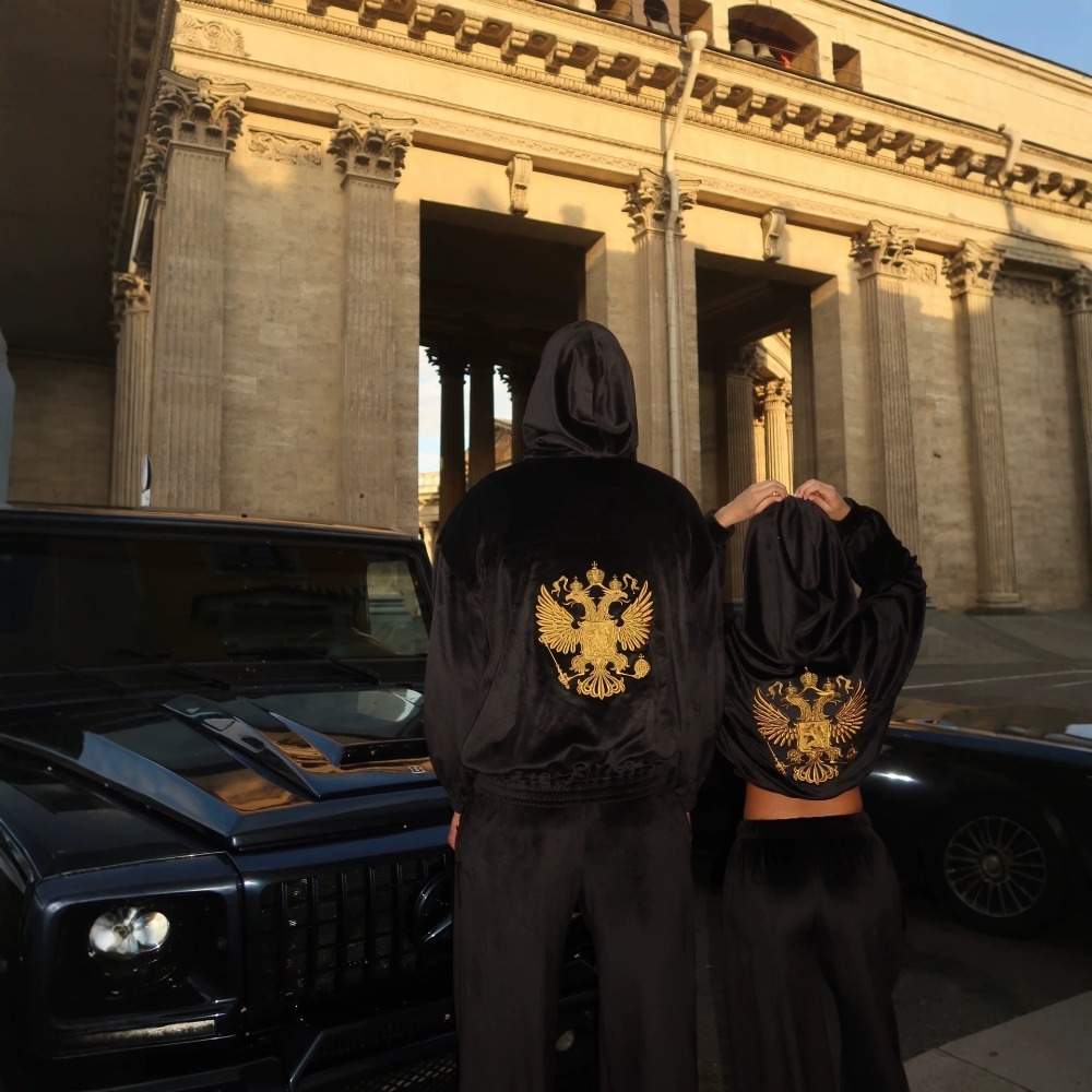 Street Trend Back Embroidered  - Winter Clothing For 评论和价格
