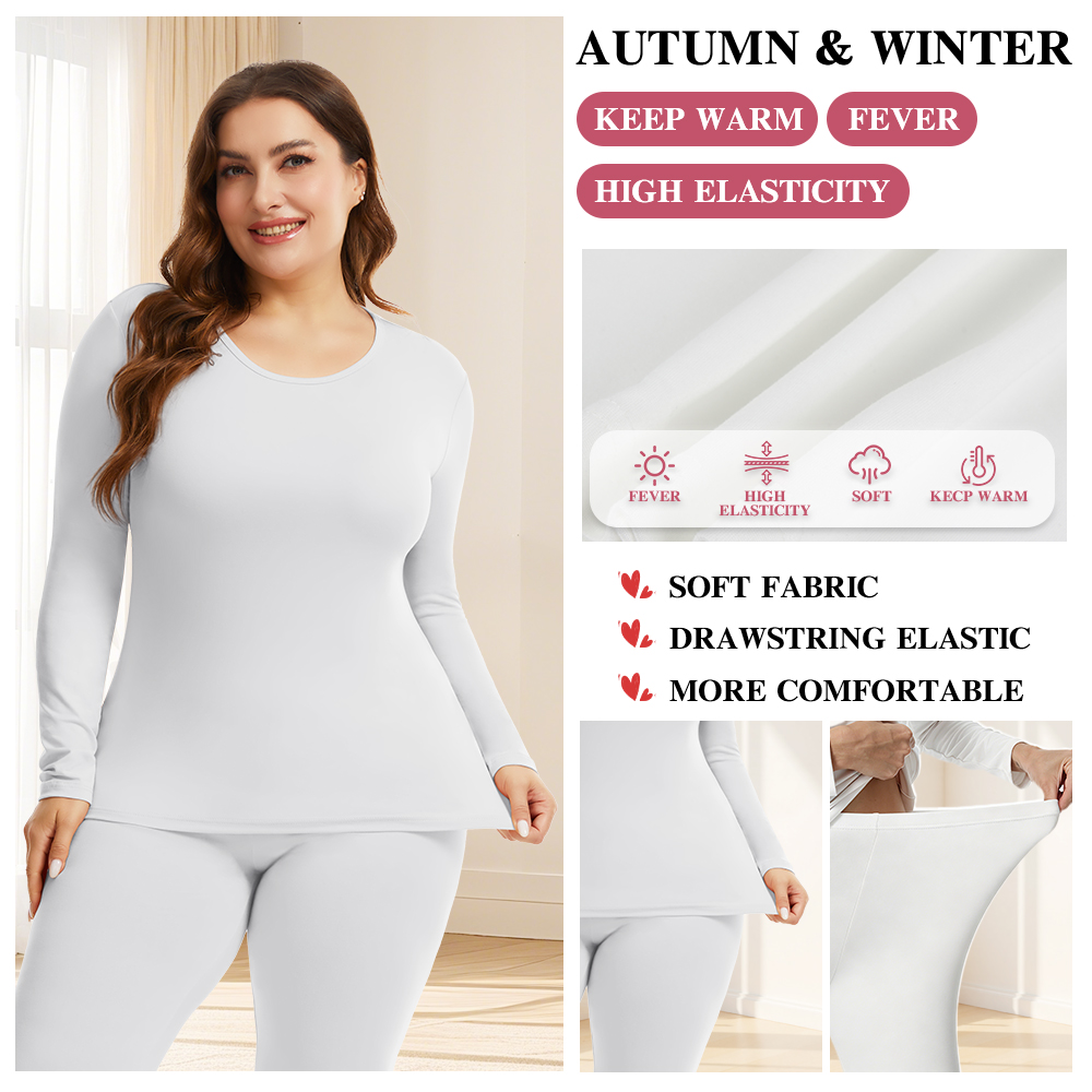 XL-5XL Women's Thermal Underwe - Winter Clothing Layers 评论和价格