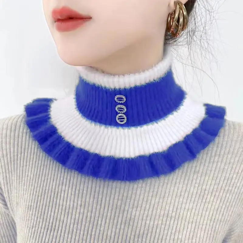 2025 New Knitted Stripe Lapel  - Winter Clothing Accessories 评论和价格